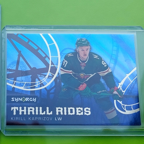 Kirill Kaprizov Minnesota Wild 2 Hockey Card Lot of Synergy 2030 & Thrill Rides - Picture 4 of 6